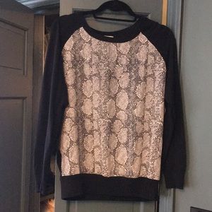 Joie Animal Print Sweater. Size Medium.